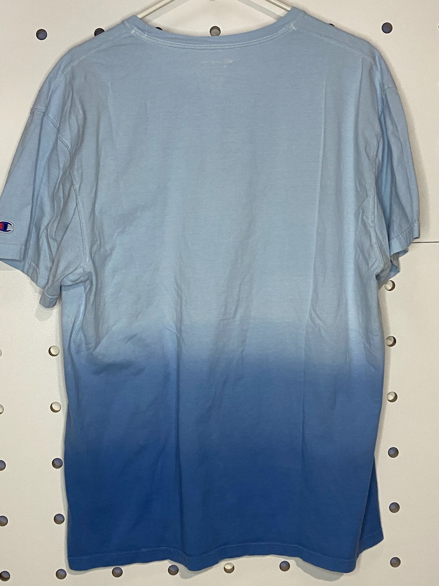 Champion - Men's Blue Classic Jersey Dip Dye T-Shirt
