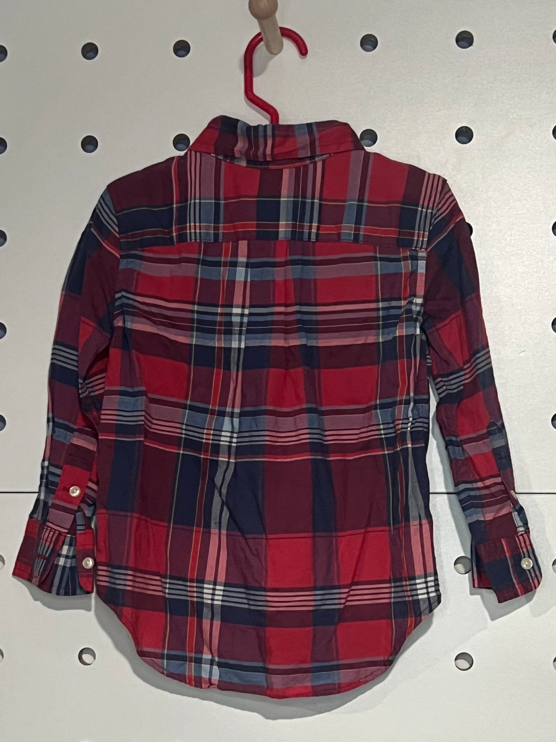 Ralph Lauren - Kids' Red and Blue Button Down