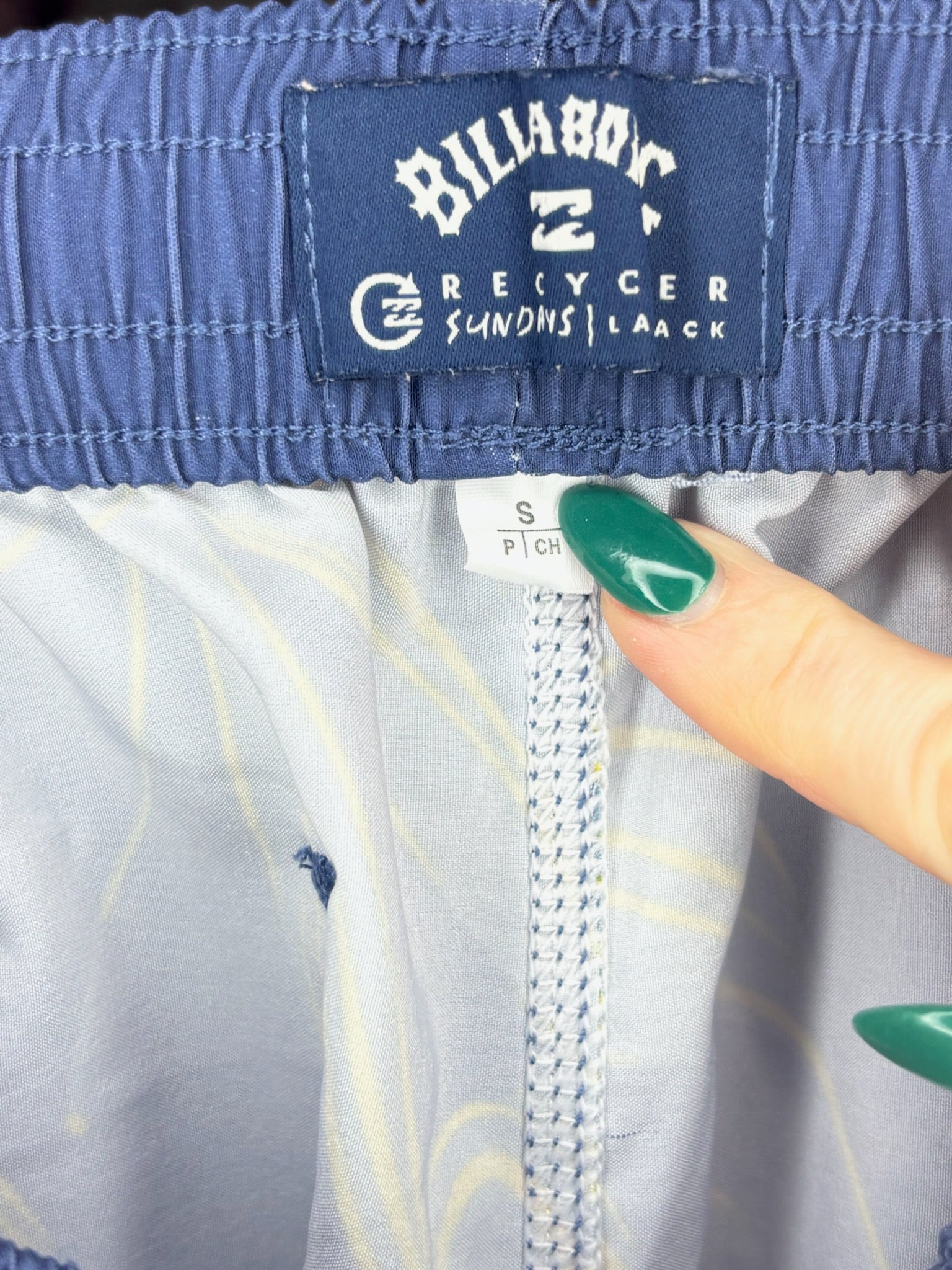 Billabong - Kids' Blue Tropical Board Shorts