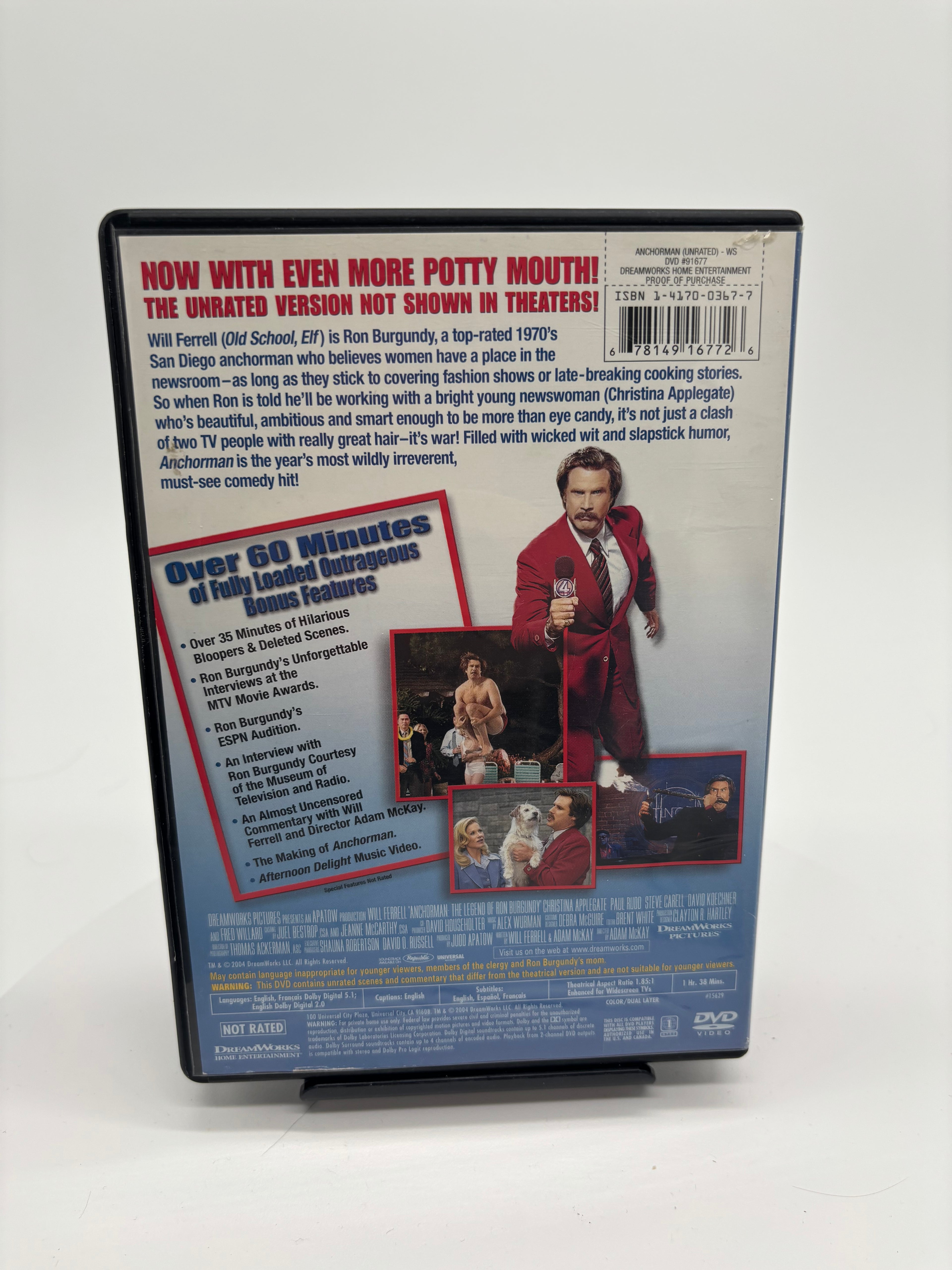 Anchorman The Legend of Ron Burgundy (DVD)