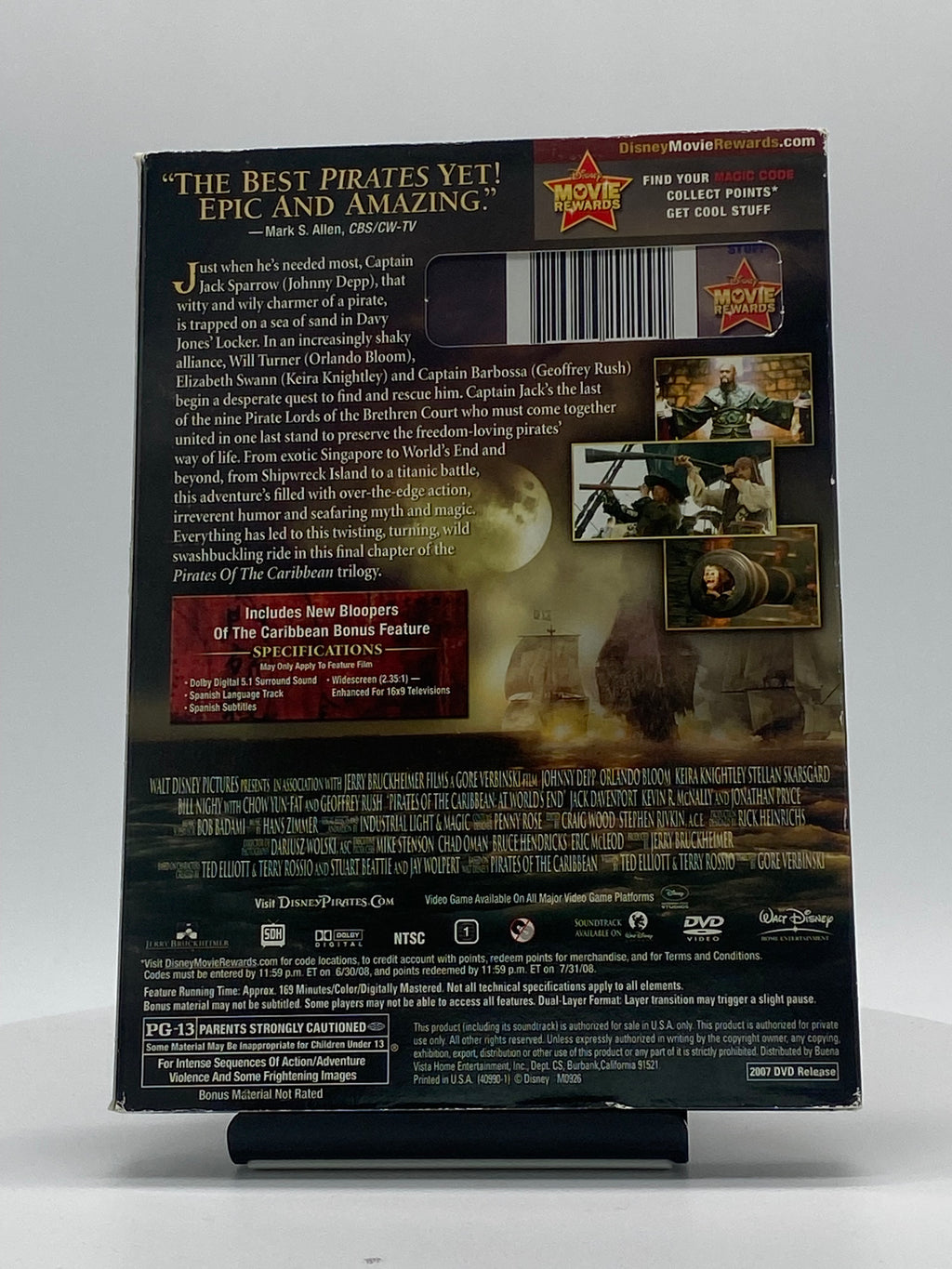 Pirates of the Carribean at World's End (DVD)