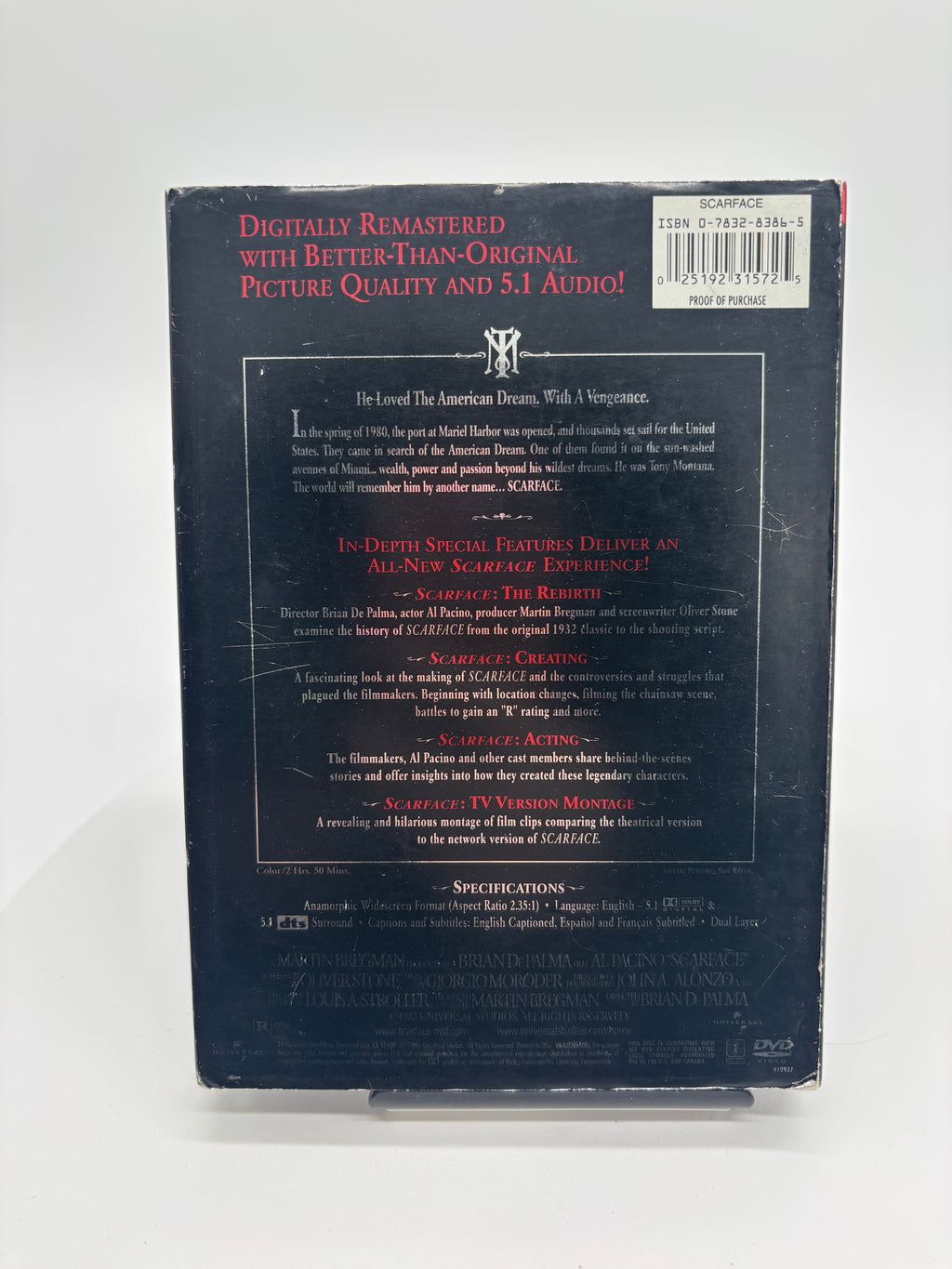 Scarface Anniversary Edition (DVD)