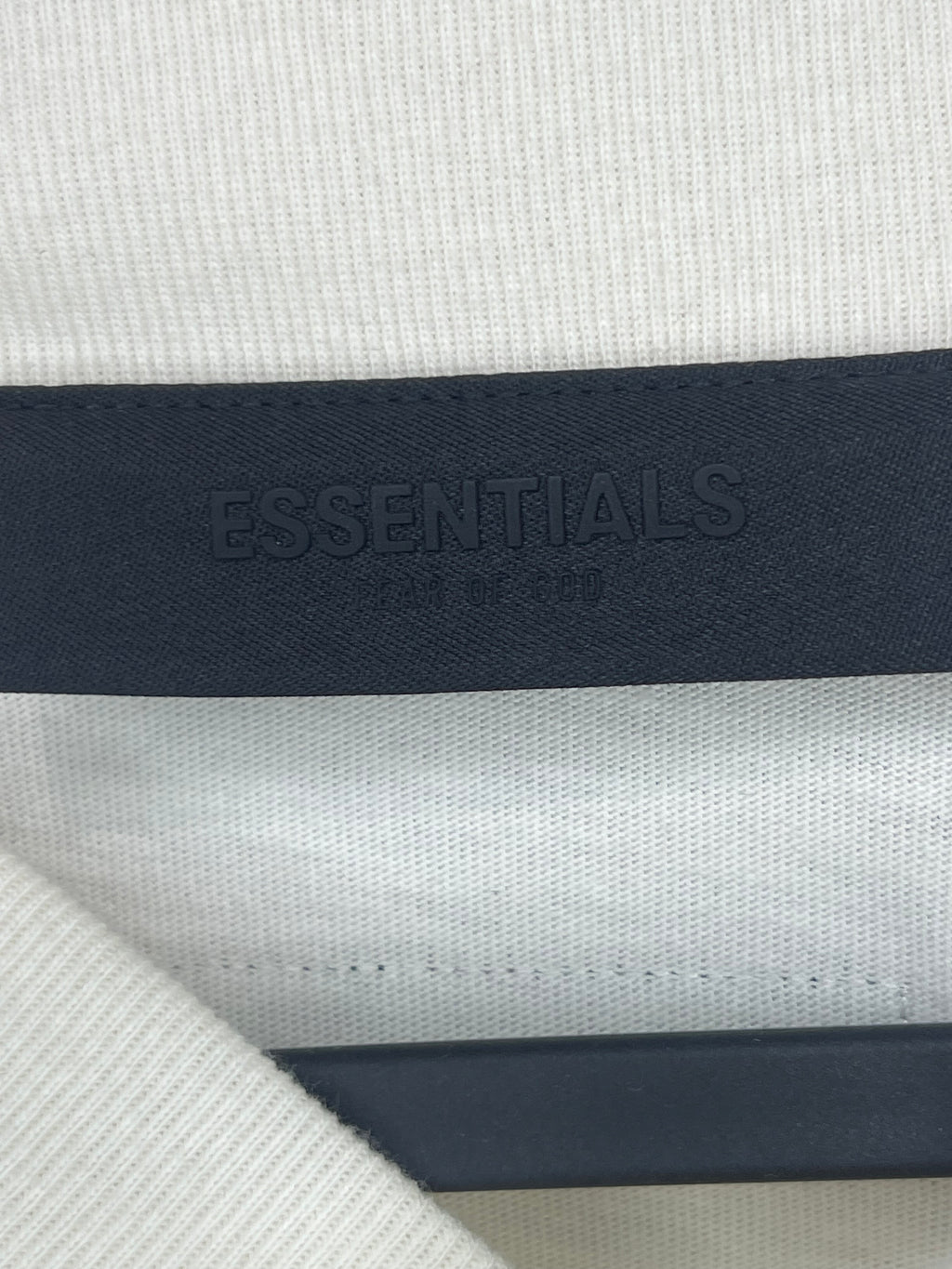 ESSENTIALS by Fear of God - Oversized Cream V-Neck T-Shirt