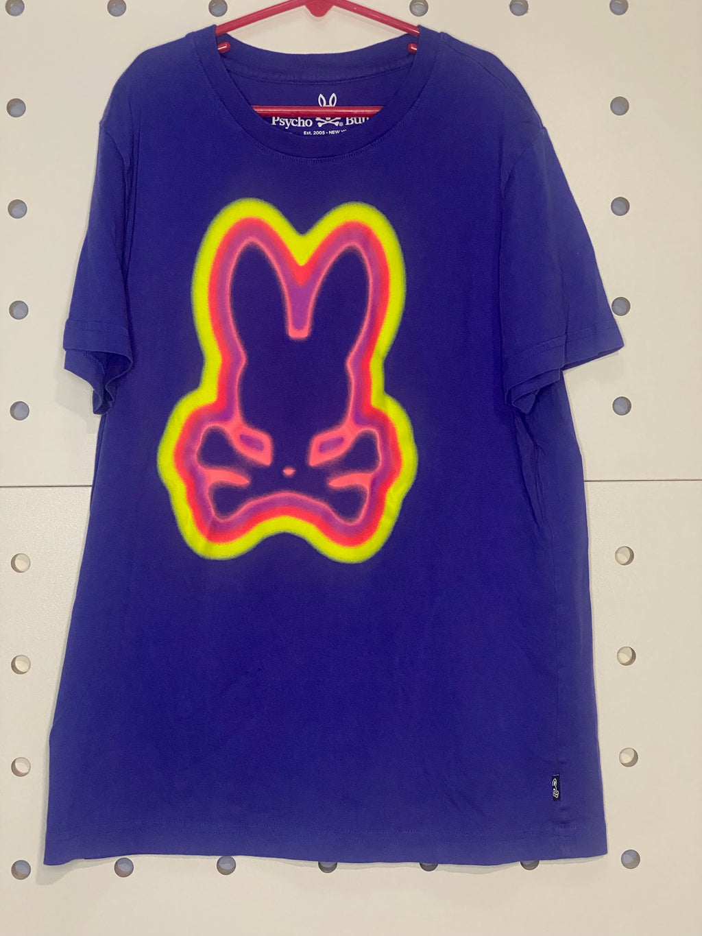 Psycho Bunny - Purple Neon Graphic T-Shirt