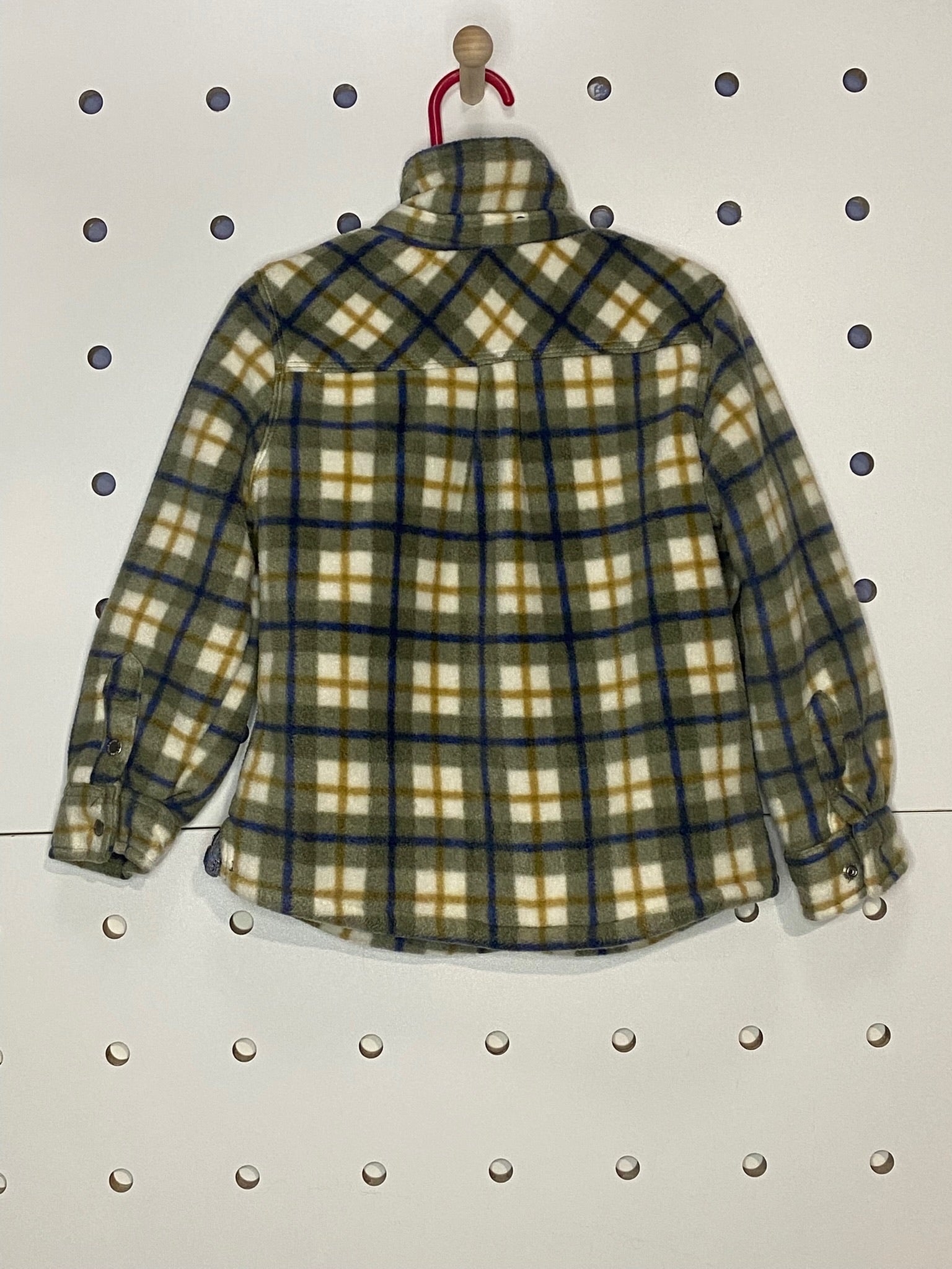 Eddie Bauer - Toddler's Plaid Fleece Snap Jacket