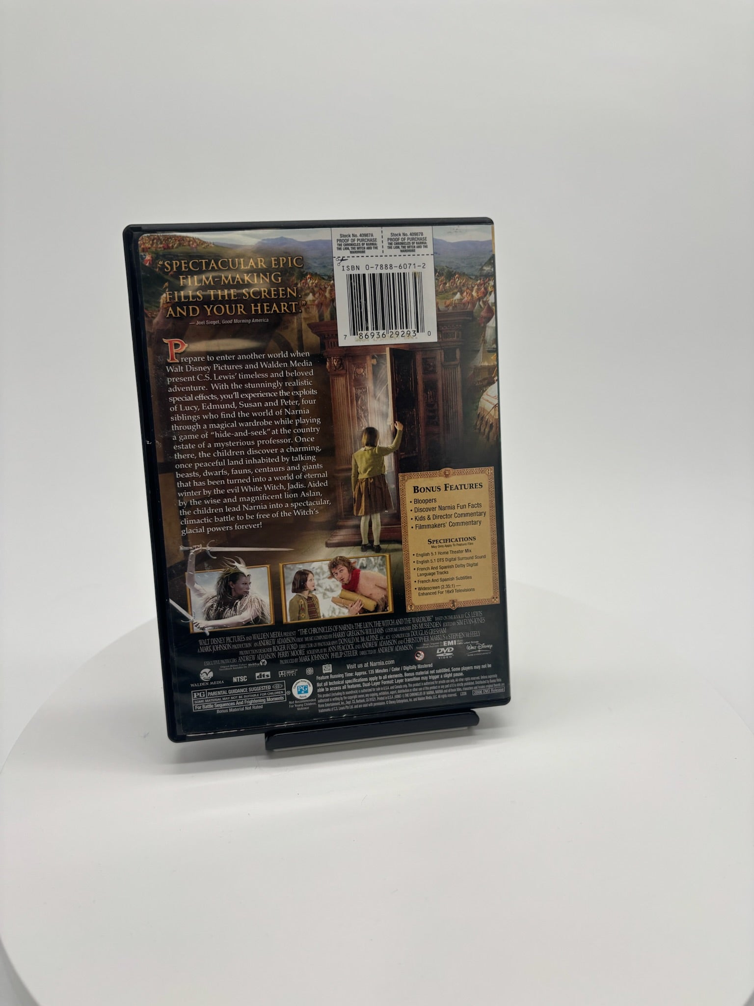 The Chronicles of Narnia The Lion the Witch and the Wardrobe (DVD)
