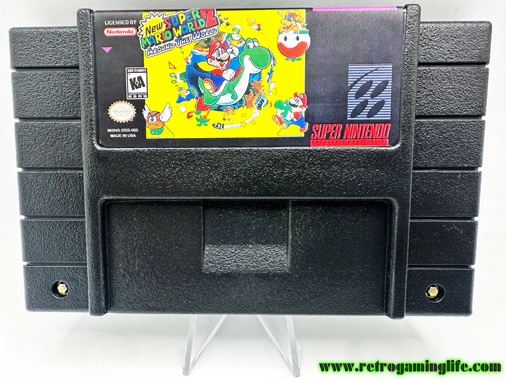New Super Mario World 2 SNES Video Game Cart (Reproduction)