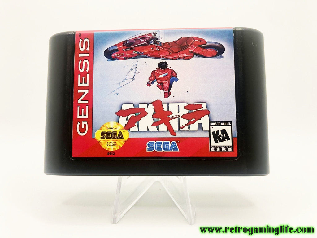 Akira Prototype English Translated Sega Genesis Game Cart