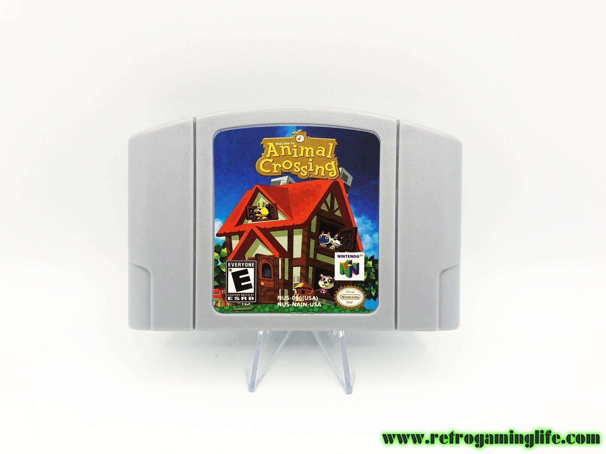 Animal Crossing Nintendo 64 Fully Translated English Game Cart (Reproduction)