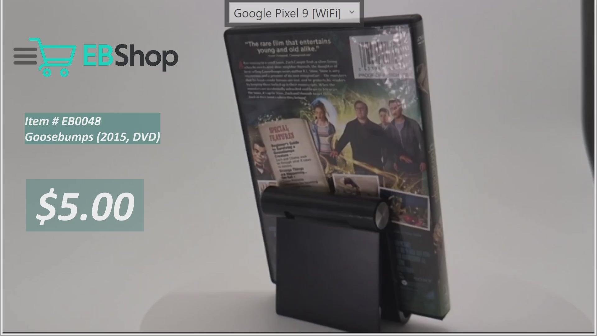 Goosebumps (2015 DVD)