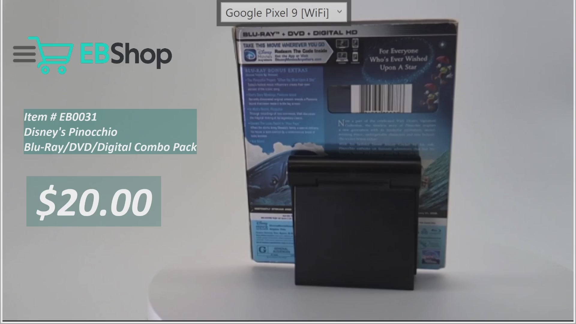 Disney's Pinocchio | Blu-Ray/DVD/Digital Combo Pack