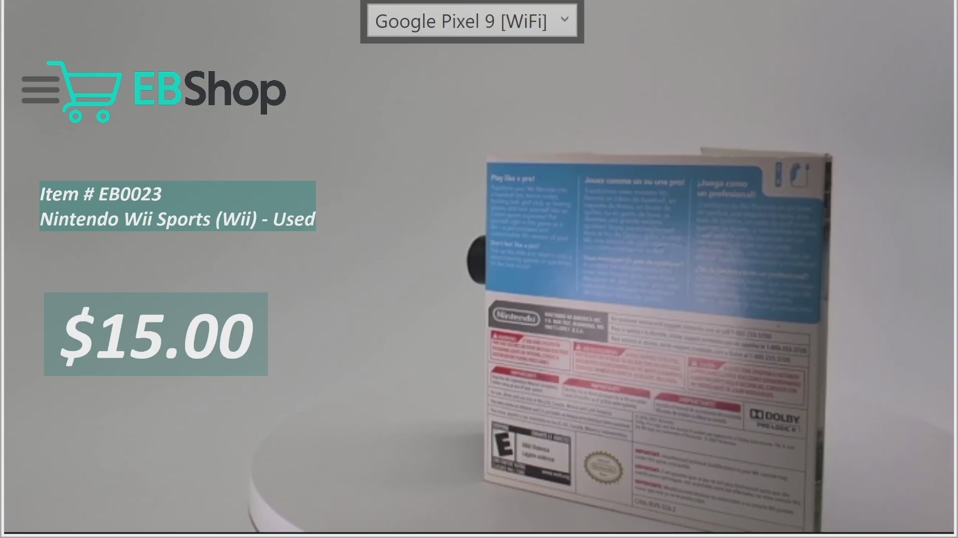 Wii Sports (Wii) – Used