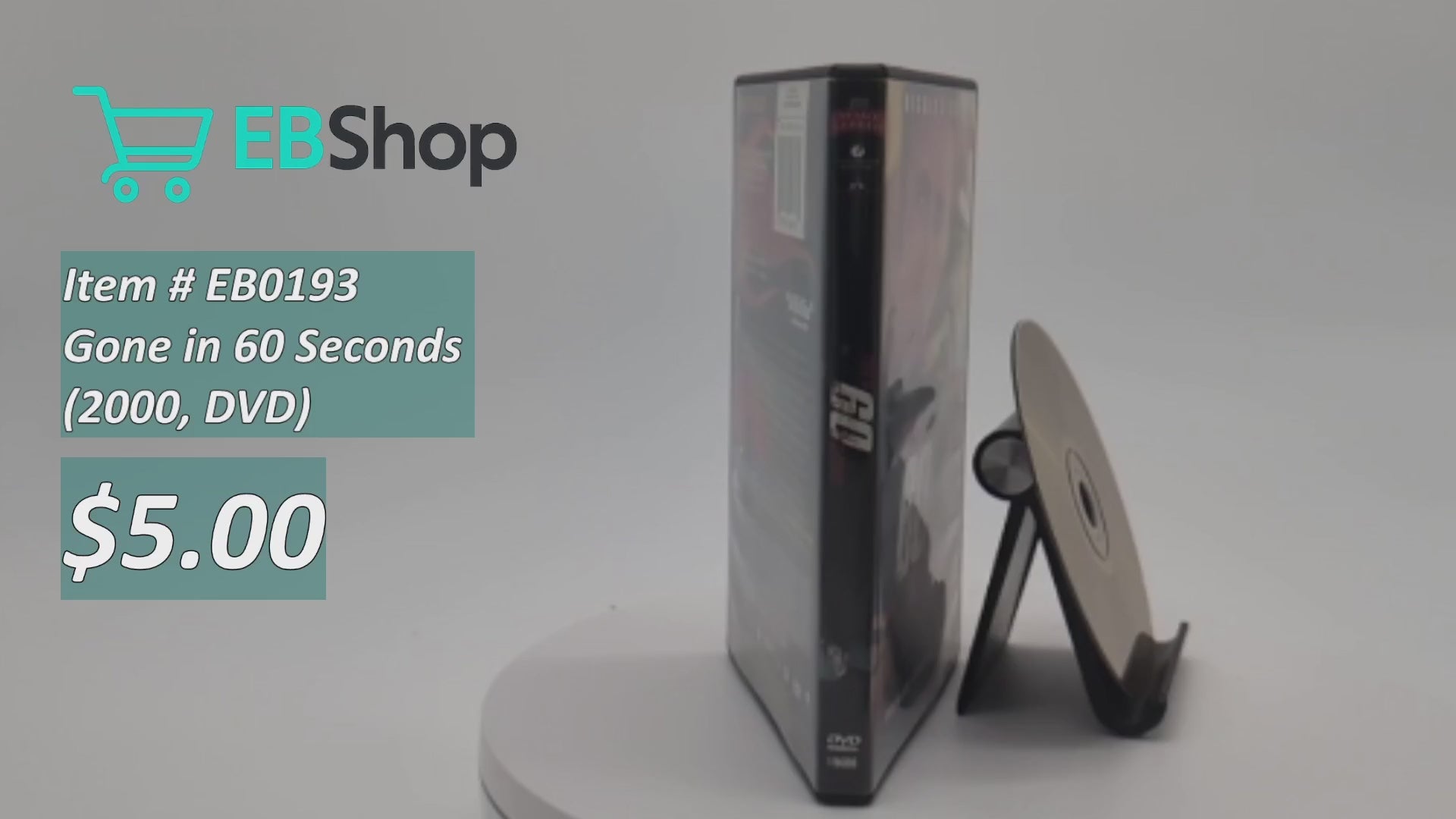 Gone in 60 Seconds (2000, DVD)