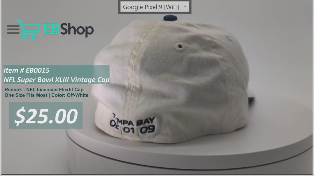 NFL Super Bowl XLIII Vintage Cap