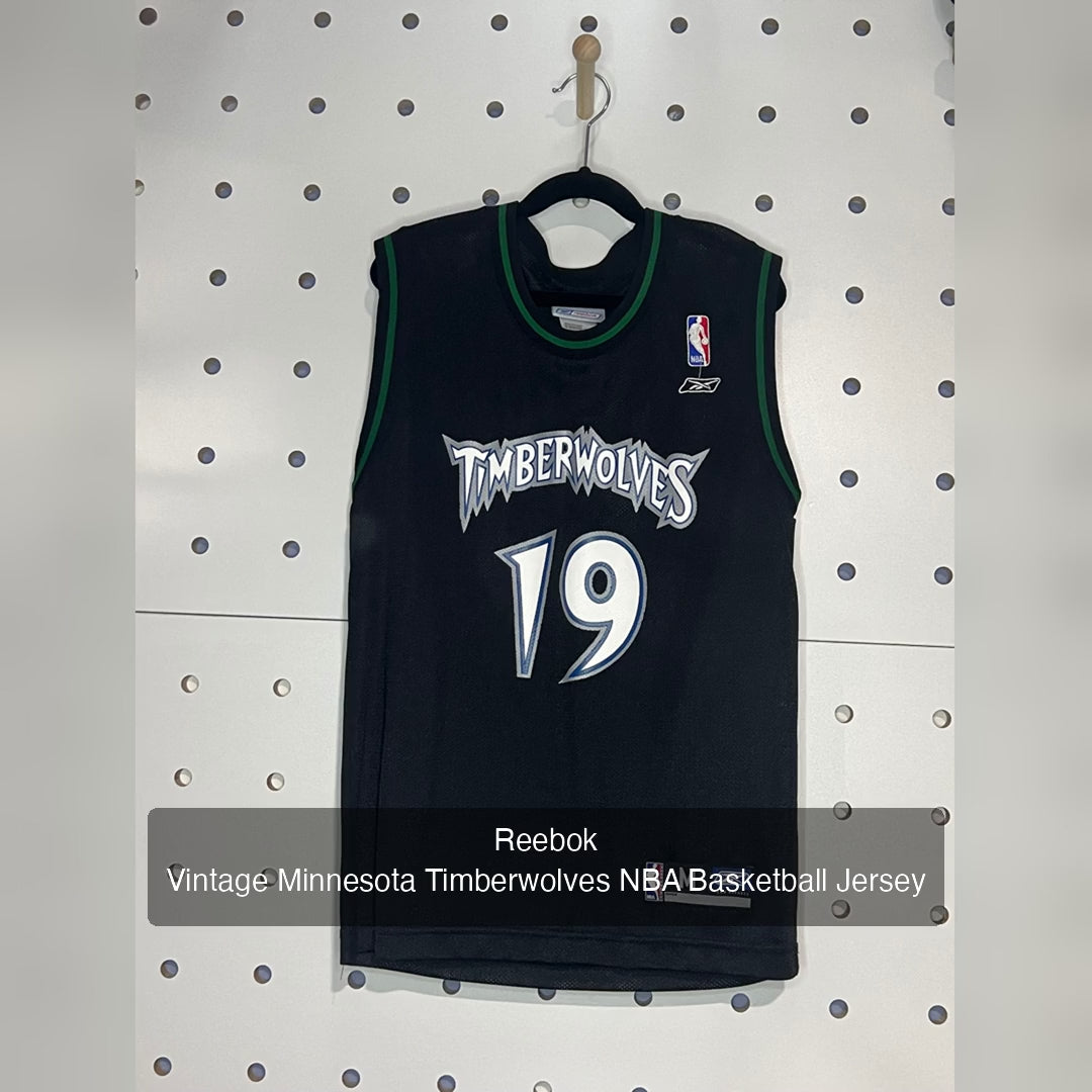 Reebok - Vintage Minnesota Timberwolves NBA Basketball Jersey