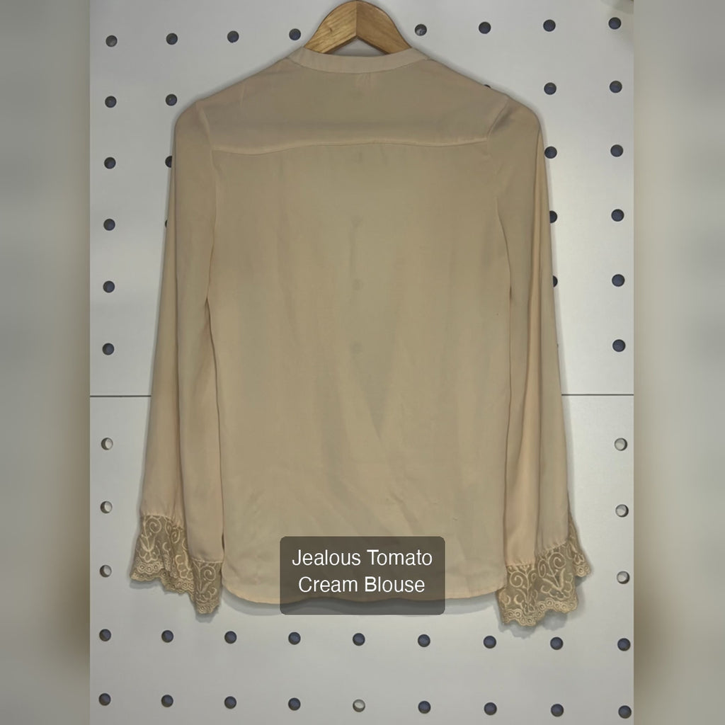 Jealous Tomato - Cream Blouse