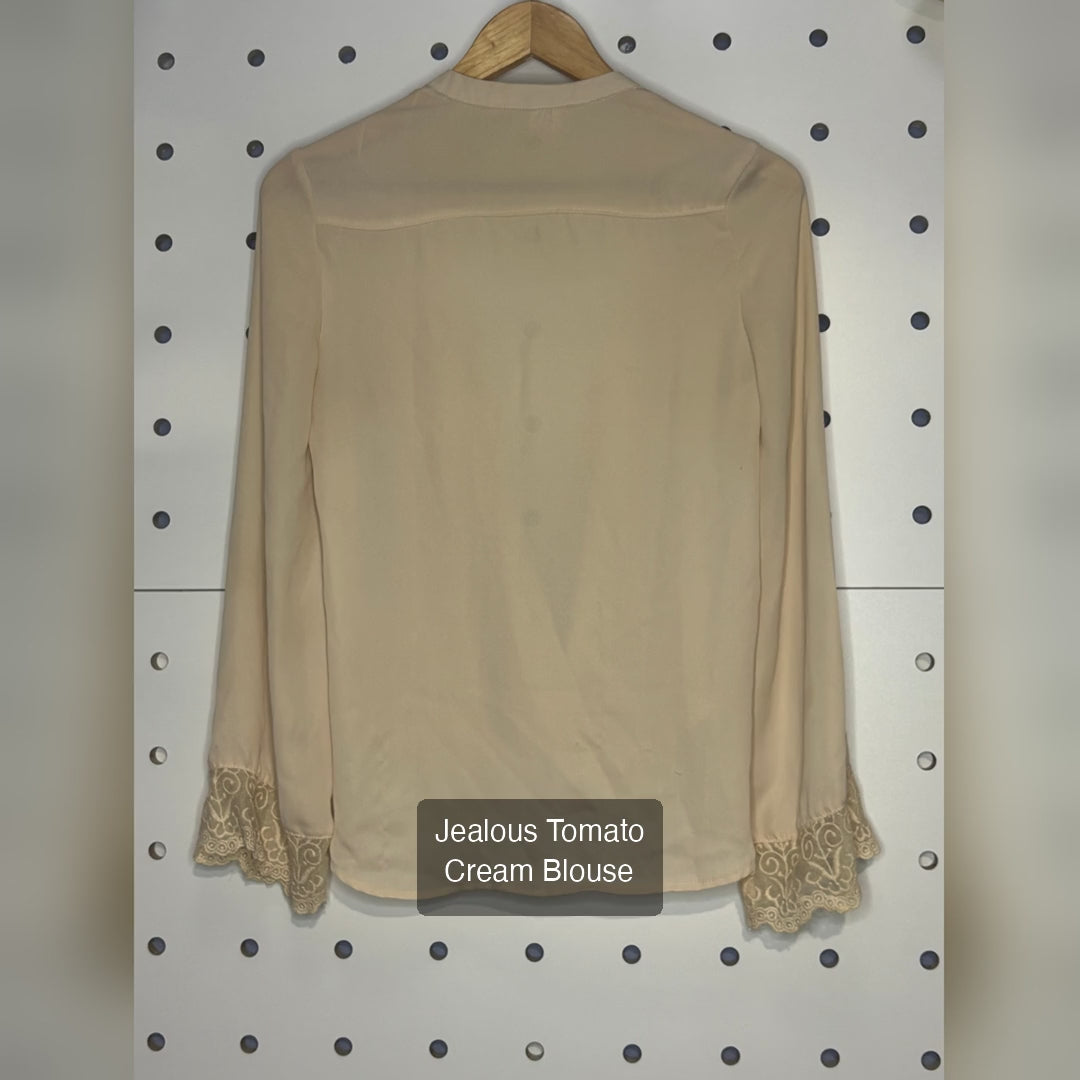Jealous Tomato - Cream Blouse