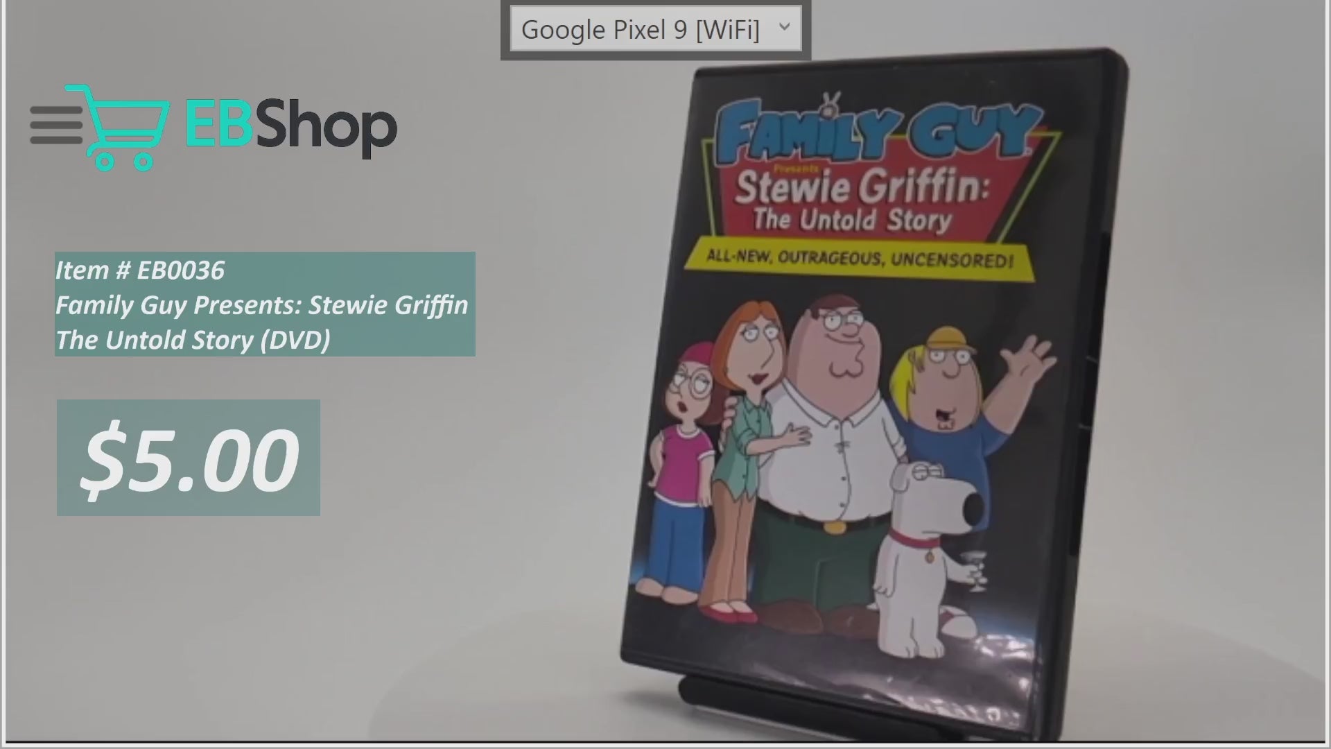 Family Guy Presents: Stewie Griffin – The Untold Story (DVD)
