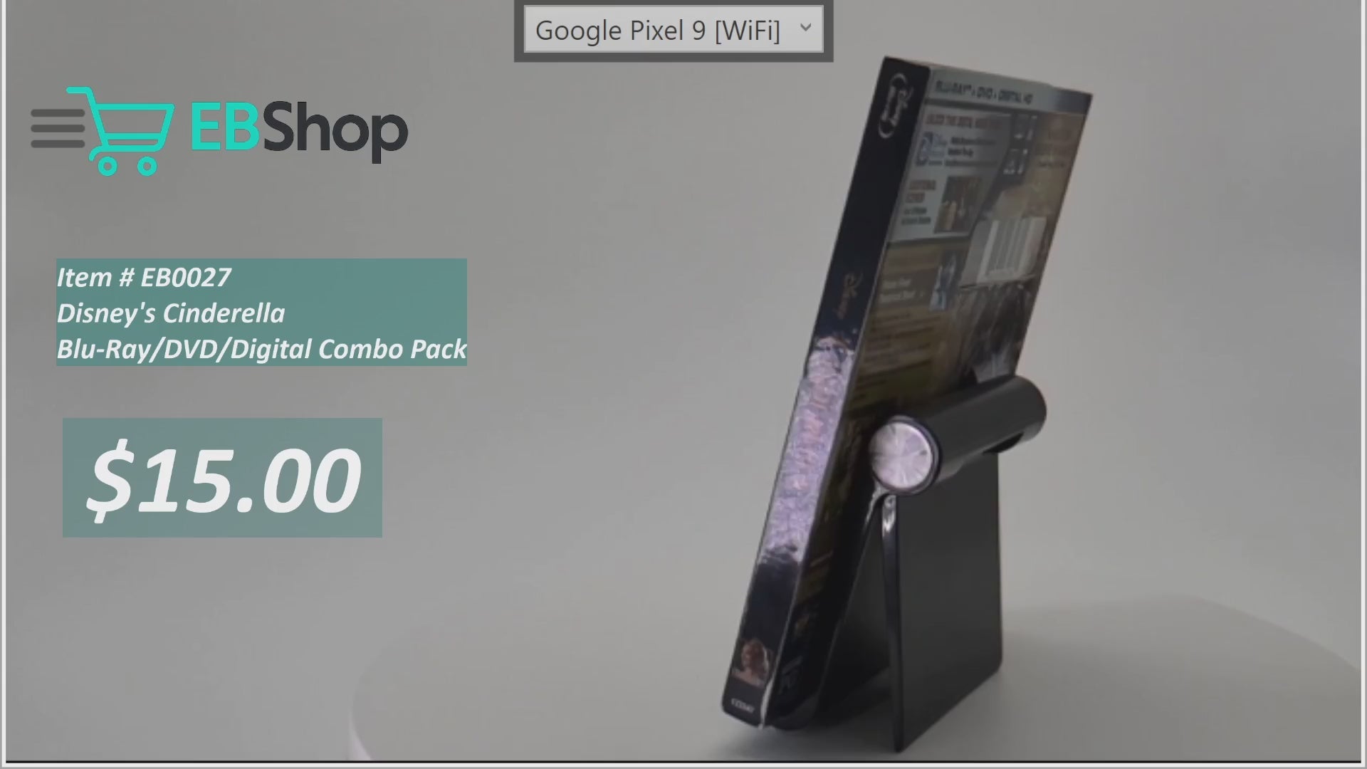 Disney's Cinderella  | Blu-Ray/DVD/Digital Combo Pack