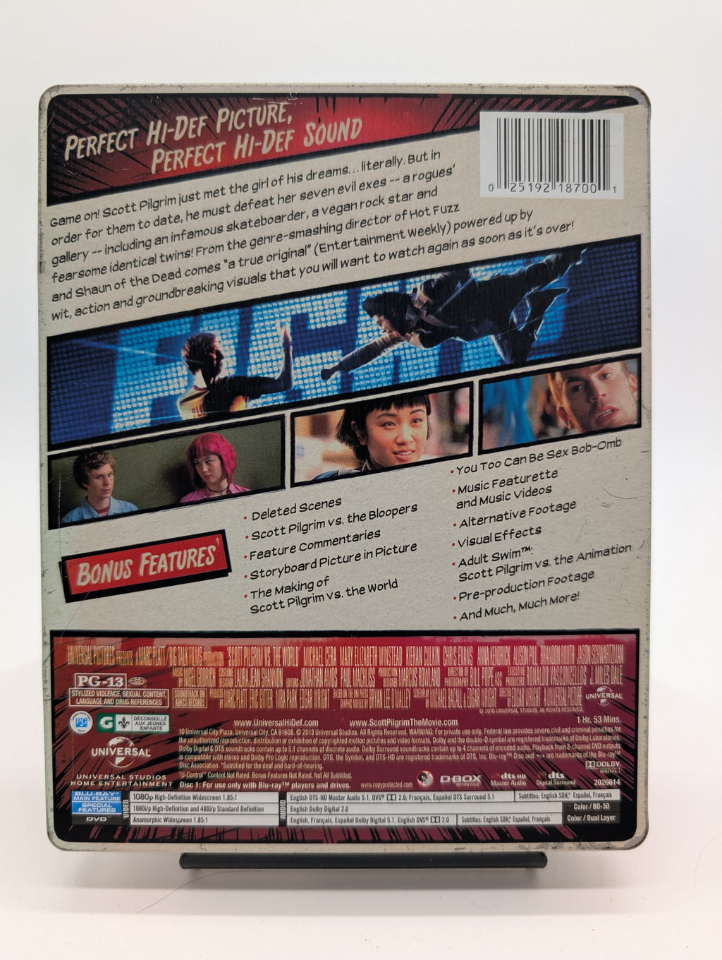 Scott Pilgrim vs. the World (Blu-ray/DVD Steelbook Combo Pack)