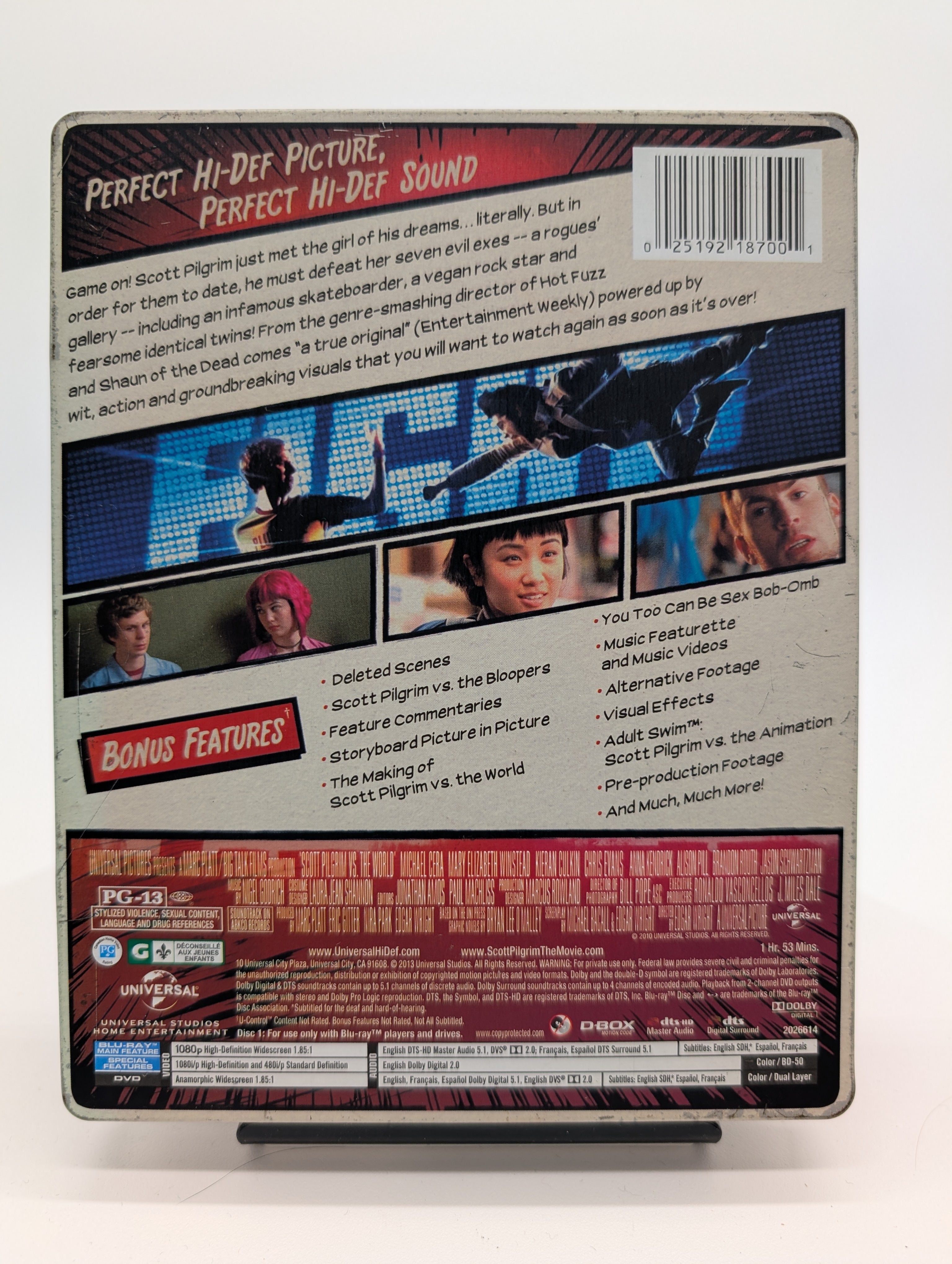 Scott Pilgrim vs. the World (Blu-ray/DVD Steelbook Combo Pack)