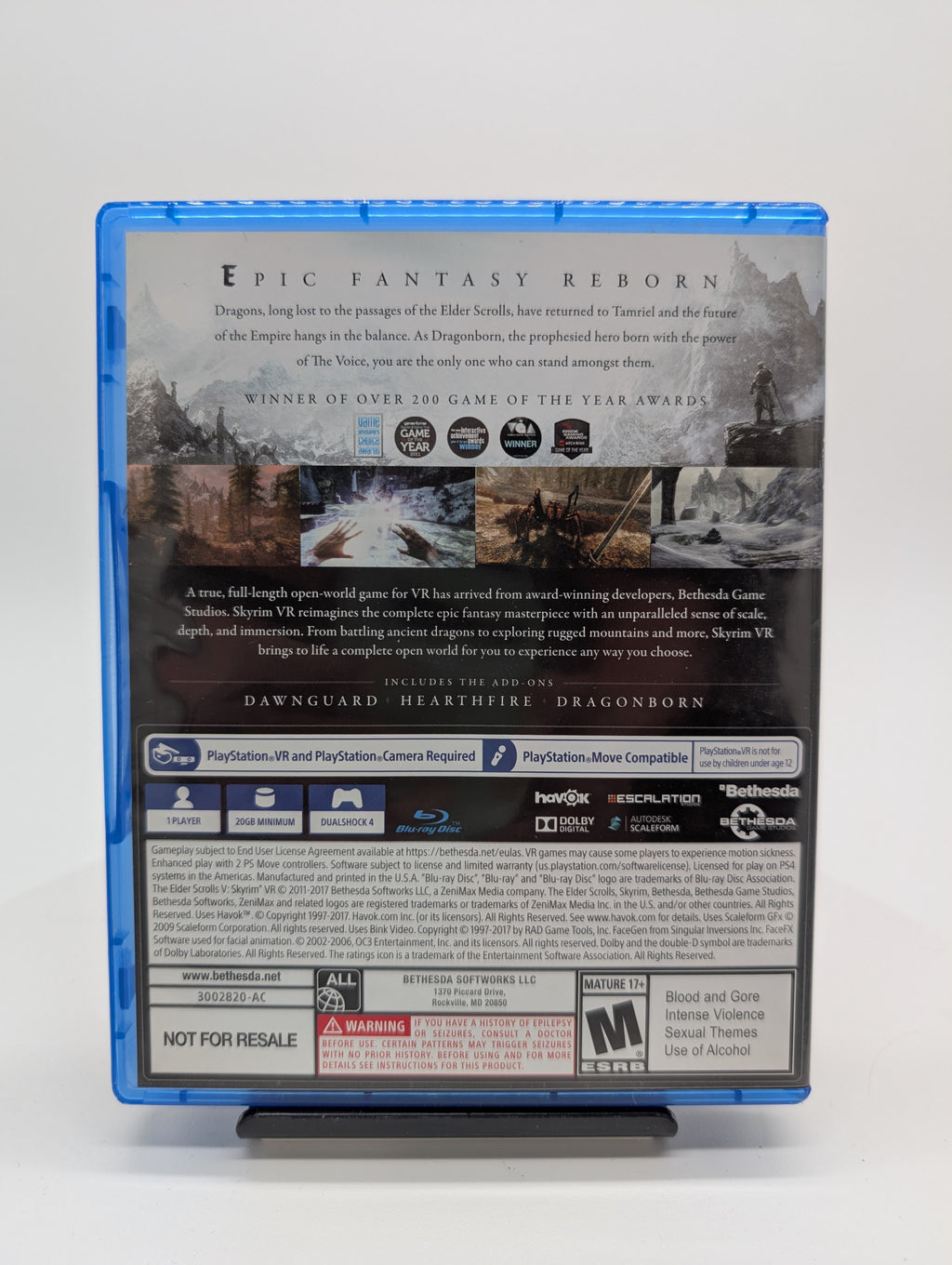 The Elder Scrolls V Skyrim VR (PS4 VR Only)