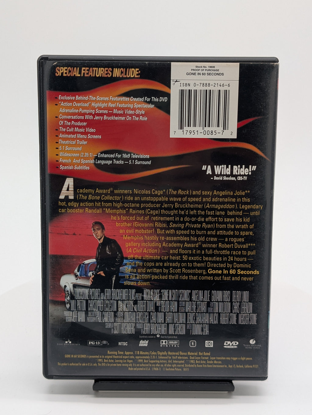 Gone in 60 Seconds (2000, DVD)